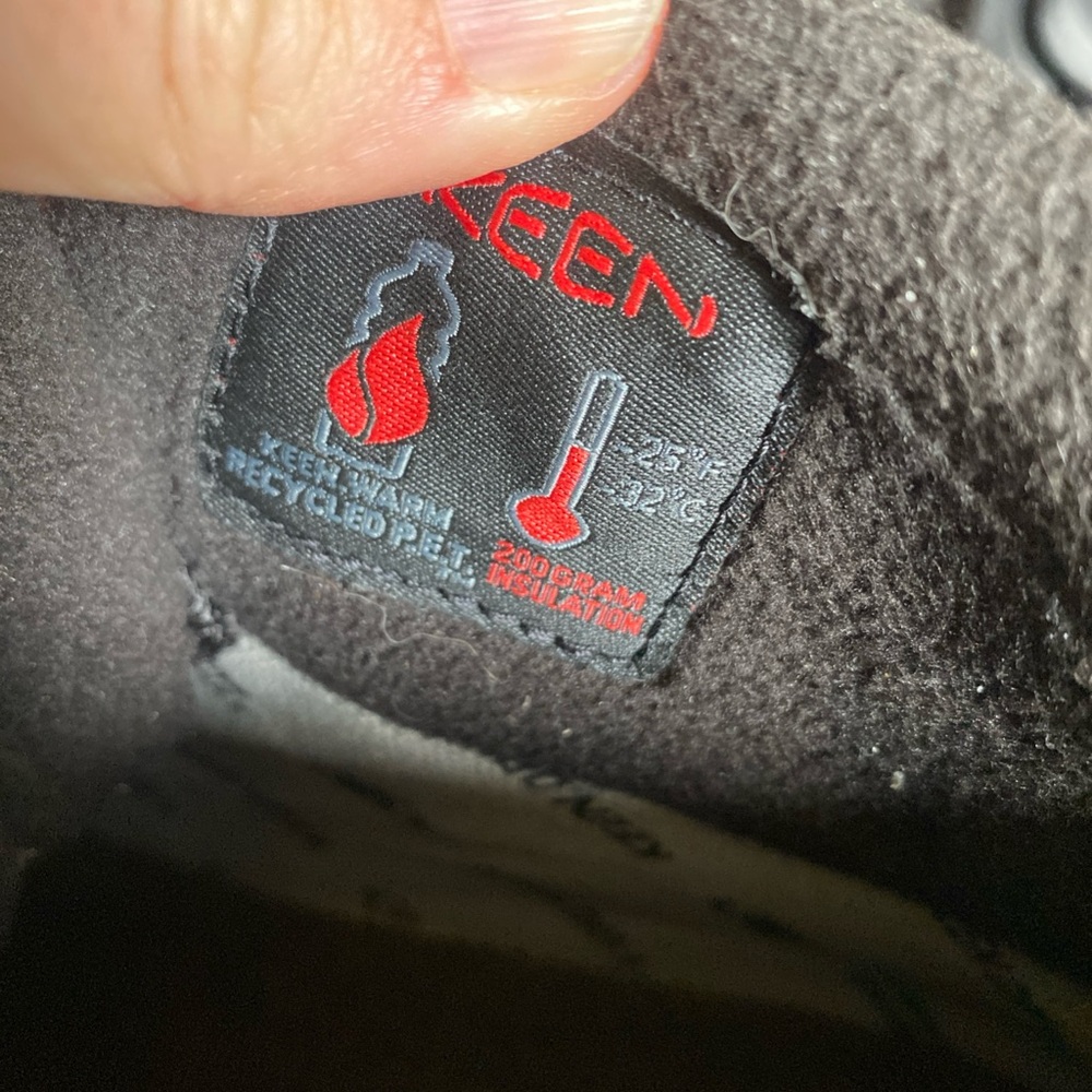 KEEN Circadia Mid Waterproof Hiking Boots Sz 12 EU 46 NEW NO BOX Black Leather - Picture 9 of 9